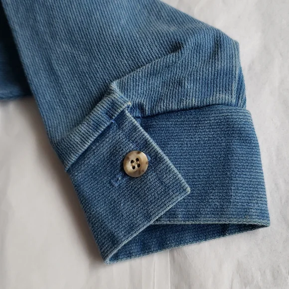 HEALTHTEX New NWOT Boys Button Shirt Ribbed Cotton Long Sleeves 4T - Picture 5 of 17